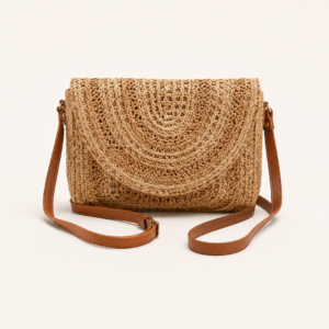 Bolso estilo capaza de media luna x 6 Unds. Medida: 31 x 23 x 12 cm aprox.