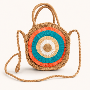 Bolso estilo capaza de media luna x 6 Unds. Medida: 31 x 23 x 12 cm aprox. (copia)