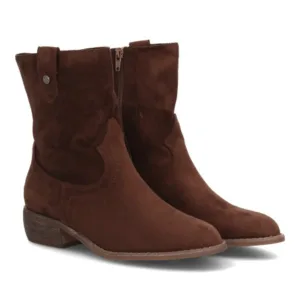 Botin de Tacon con Cremallera para mujer