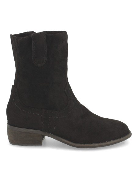Botin de Tacon con Cremallera para mujer 3und. Colores y tallas surtidas.
